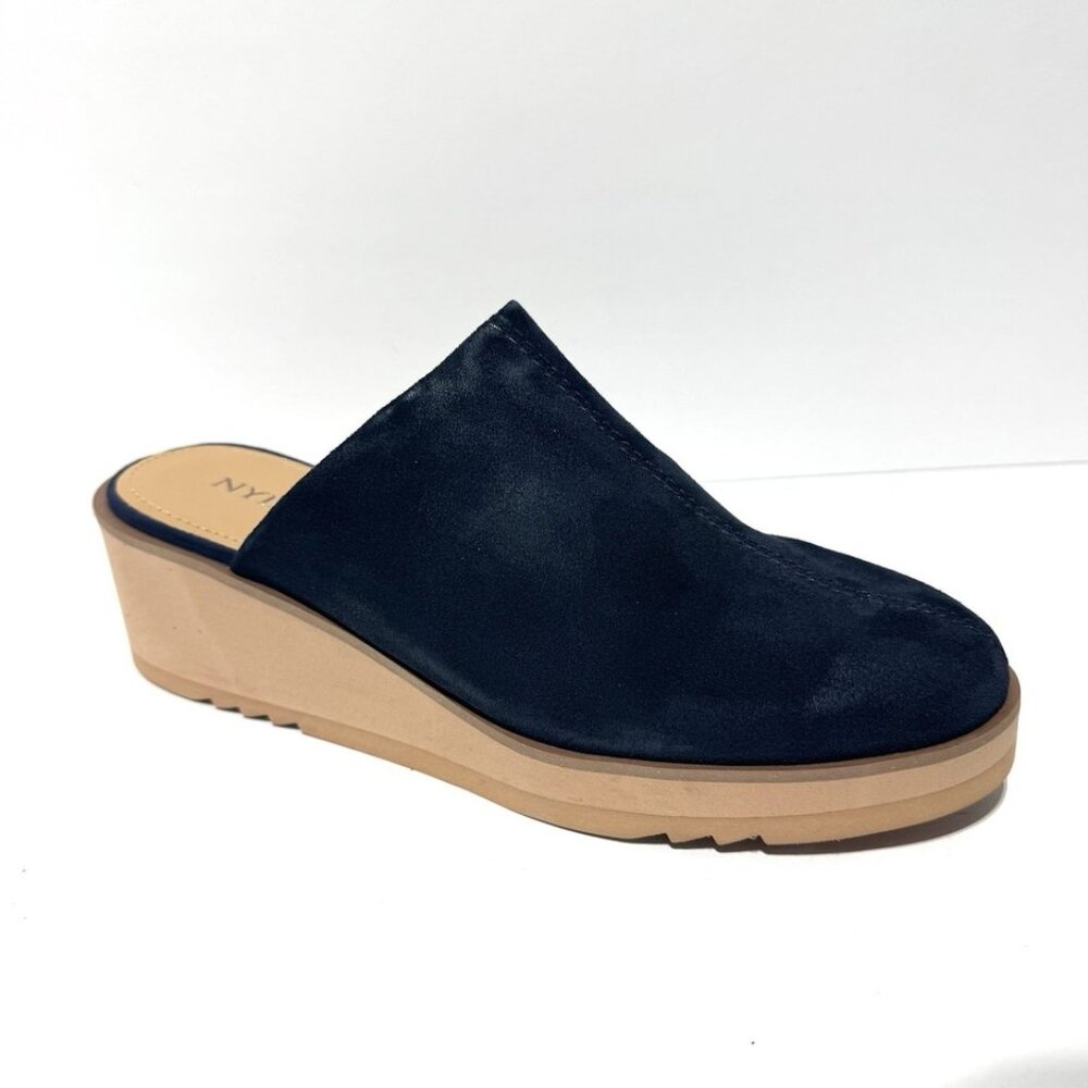 NYDJ Womens Edmond Wedge Mule Size 10 M